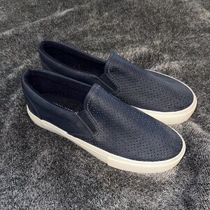 Women’s Navy Slip-On Shoes